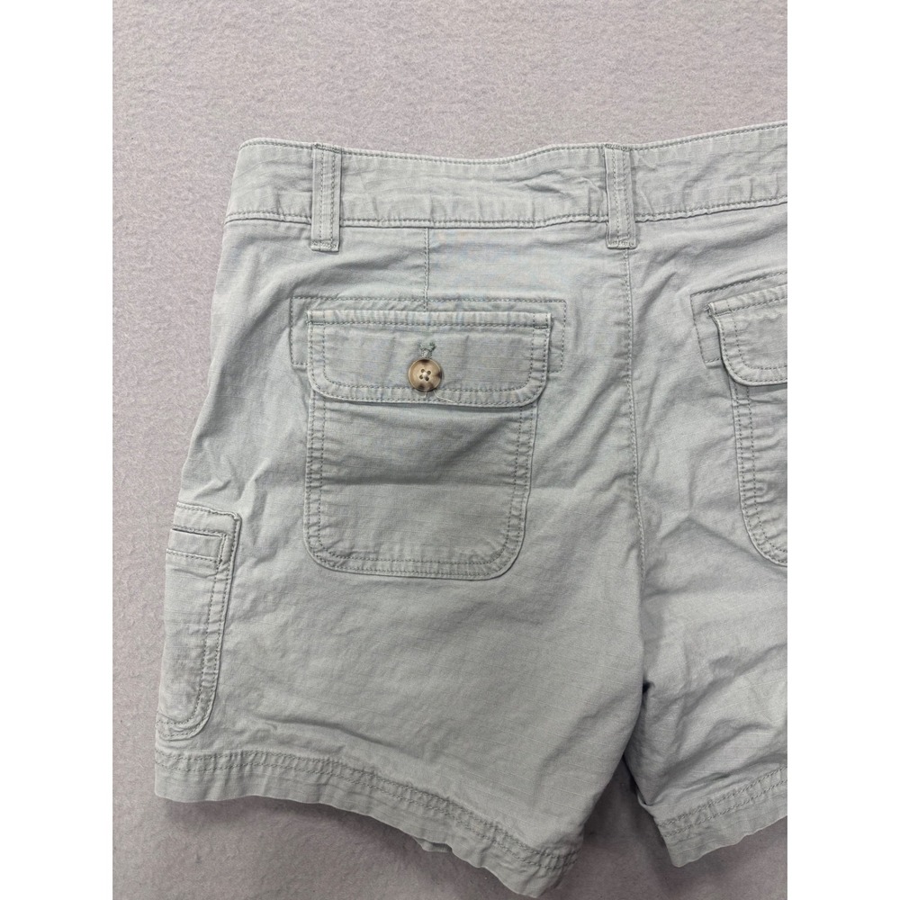 Eddie Bauer Cargo Shorts Size 8 Womens Casual Outdoor Hiking‎ Gray - Picture 5 of 12